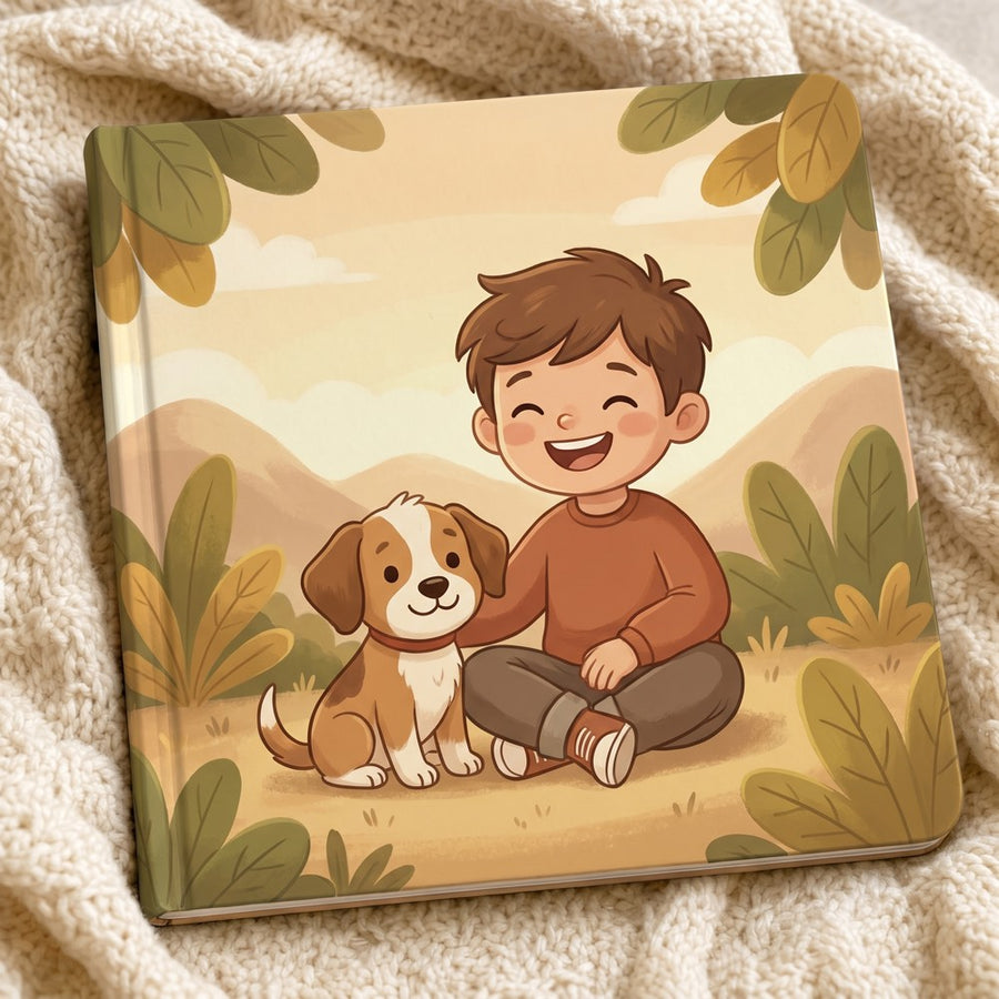 Cozy Felt style — personalized TinyStar board book