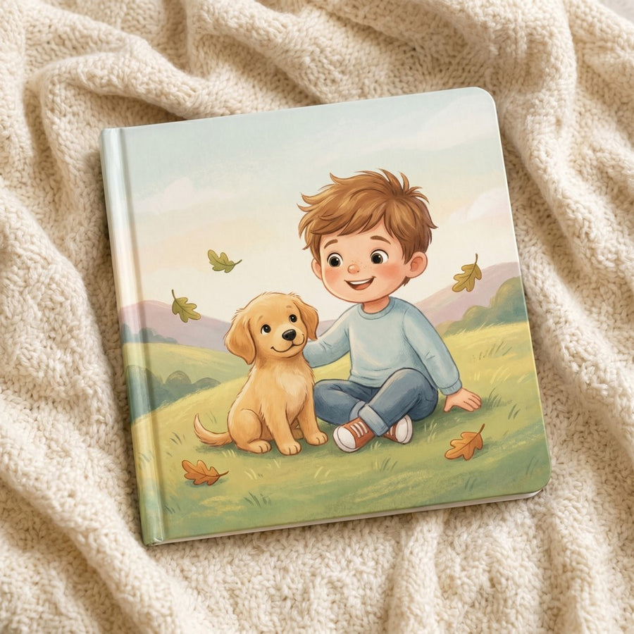 Soft Pastel style — personalized TinyStar board book