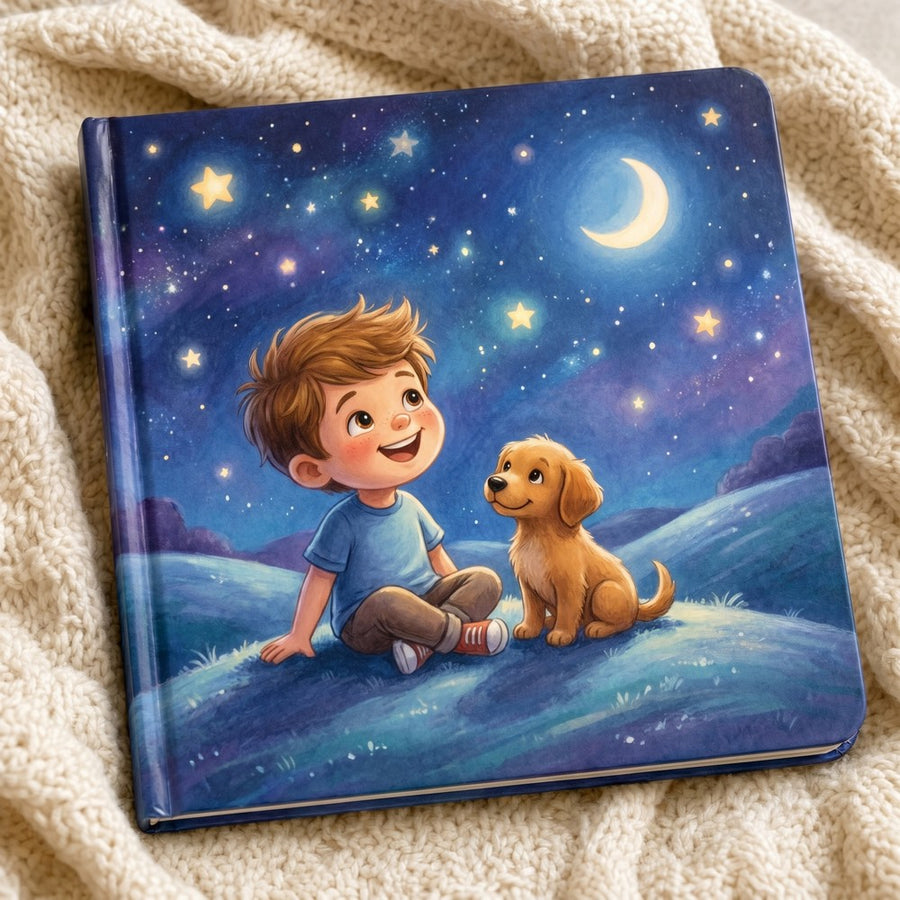 Starlit Night style — personalized TinyStar board book