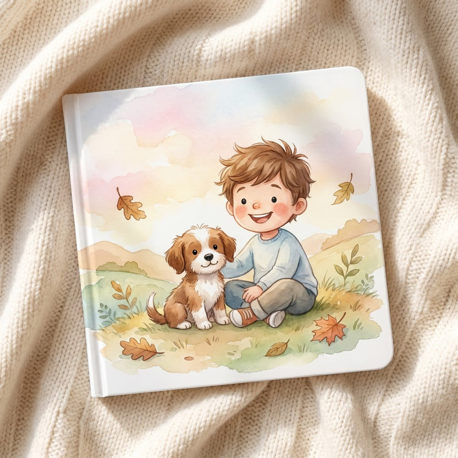 Dreamy Watercolor style — personalized TinyStar board book